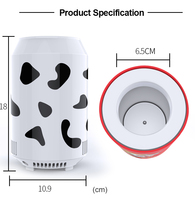 Mini-réfrigérateur portable thermoélectrique pour boissons, bureau et maison
