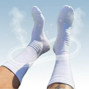 High Quality Wholesale Anti-Slip Women Men Soccer Basketball <b>Socks</b> Custom Logo Wear-Resistant Knitted Crew Sport Spring - Product Image 4