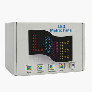 DIY dinámico programable Led parabrisas ojos diablo ojos luz signo Led ojos animados Led matriz Pixel Panel para coches camión - Product Image 4
