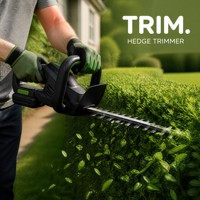 Kit d'outils de jardinage sans fil 20V 3 en 1 : taille-haie, souffleur de feuilles, scie de taille, avec batteries, chargeur, étui, plastique, ODM/OEM
