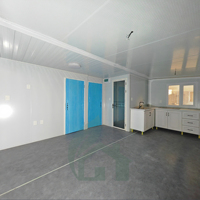 EU-Standard 20ft Erweiterbares Containerhaus Vorgefertigtes Luxus 2-Zimmer Modulares Haus Schnell Montierbares Fertighaus Komplettlösung
