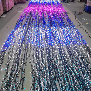 Guirlande lumineuse à pixels LED RGB programmable DMX512, câble en caoutchouc robuste, étanche, scellé, pour projets décoratifs commerciaux en extérieur - Product Image 2