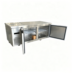 -30 ℃   Congélateur commercial ultra basse température sous comptoir, table de travail de cuisine en acier inoxydable avec réfrigérateur - Product Image 4