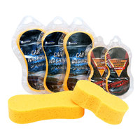Éponge de nettoyage de voiture compressée hautement absorbante, éponge de lavage en mousse douce pour véhicules