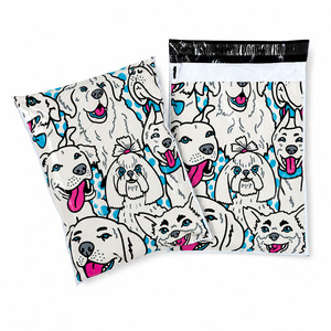 Enveloppe en plastique personnalisée avec logo, vert mat, mignonne, écologique, pour expédition et emballage postal, vente en gros - Product Image 4
