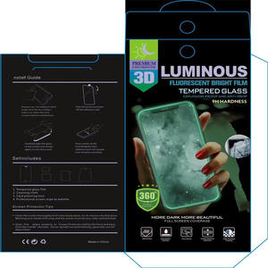 Protection d'écran en verre trempé de qualité supérieure, entièrement recouvert, luminescent dans le noir, pour <span class=keywords><strong>iPhone</strong></span> 13 12 11 Pro Max X XS XR 7 8 - Product Image 6