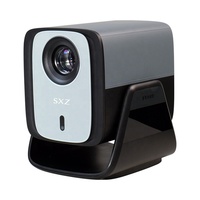 Proyector Inteligente con Enfoque Automático y Corrección Trapezoidal Certificado por Google-TV, 500ANSI, Full HD 1080P, 4K-Láser, Wifi, para Cine en Exteriores, Juegos, Reuniones