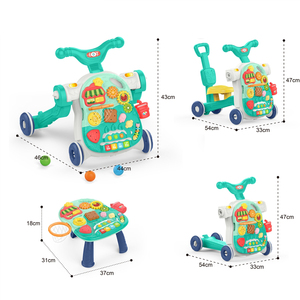 HUANGER <span class=keywords><strong>2022</strong></span>, el Andador para Bebés Multifuncional 4 en 1 Más Nuevo, Cochecito Educativo para Bebés con Música y Luz - Product Image 1