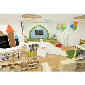 COWBOY Design Schools Free Daycare Furniture Wooden Activity Center Library Furniture Daycare Furniture Wholesale