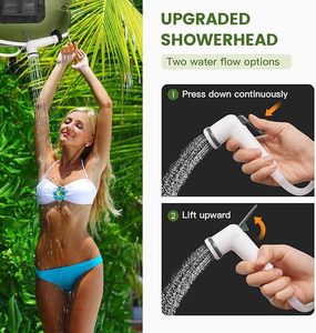 Sac de <span class=keywords><strong>douche</strong></span> de camping en plein air Réservoir de stockage <span class=keywords><strong>d</strong></span>'<span class=keywords><strong>eau</strong></span> 20L <span class=keywords><strong>Douche</strong></span> portable à chaleur automatique - Product Image 4