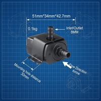 Pompa Sirkulasi Submersible ZKSJ 12V DC Kecepatan Variabel Aliran Dapat Diatur untuk Kolam Air Mancur Kolam Ikan Koi Akuarium ODM OEM