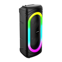 Nuevo producto RGB Lighting Wireless BT Audio Home Music Karaoke Party DJ Outdoor Subwoofer Sistema de sonido