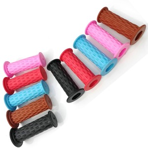 Poignées de guidon de vélo pour enfants, 22.2mm, TPR, tissées douces et colorées, accessoires pour vélos d'enfants - Product Image 1