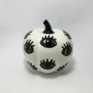 Prix d'usine Nouvelle Arrivée Vente en gros Meilleures ventes Ornements de <span class=keywords><strong>citrouille</strong></span> en céramique <span class=keywords><strong>Couleur</strong></span> personnalisable pour Fête Halloween Bureau Jardin - Product Image 2