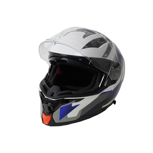 Casque de moto intégral certifié Dot Racing classique unisexe avec visière ABS plusieurs couleurs état neuf - Product Image 4