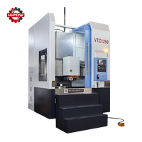 VTC1250 HIPOW Nouvelle petite machine à tourner verticale CNC à 2 axes pour usages moyens, haute précision, porte-outils à 8 postes, multi-tensions