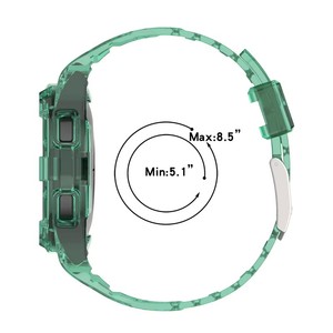 Correa de reloj de TPU transparente con estuche para <span class=keywords><strong>Samsung</strong></span> Galaxy <span class=keywords><strong>Watch</strong></span> <span class=keywords><strong>4</strong></span> <span class=keywords><strong>Classic</strong></span> 46 <span class=keywords><strong>42</strong></span> 44mm 40mm 46mm correa de silicona - Product Image 6