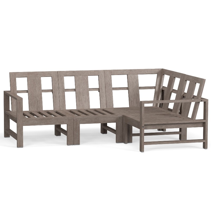 Wholesale Outdoor Sectional Sofa With Cushioned Arm Rest Patio Set Outdoor Furniture