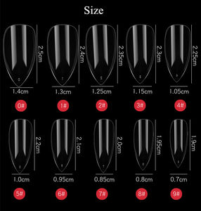 Puntas de <span class=keywords><strong>Uñas</strong></span> de Gel Suave, Estilo Francés, Almendradas, Transparentes, sin Rastro, en Forma de Gota de Agua, <span class=keywords><strong>Precio</strong></span> de Fábrica al por Mayor - Product Image 6