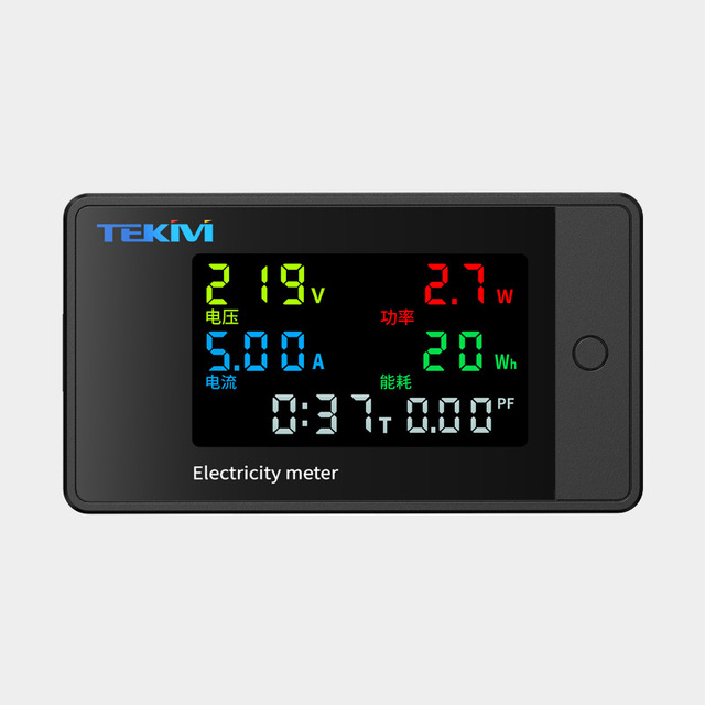 LCD AC voltmeter 100-300V ammeter Power consumption Power consumption Digital display multi-function voltmeter