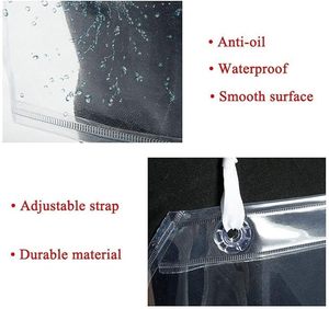 Delantales de plástico desechables, 23.6 x 37.4 pulgadas, batas de plástico impermeables para el hogar y exteriores - Product Image 3