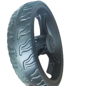 8-Inch <span class=keywords><strong>Eva</strong></span> Pu Foam Kids Fietswagen Banden Plastic Wielen Winkelwagen Golfkar Materiaal Handling Onderdelen - Product Image 4