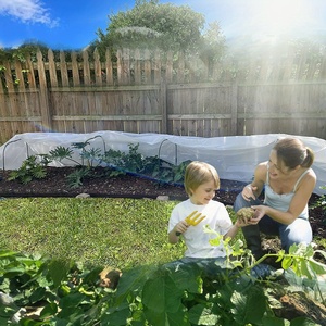 Plastic Coated Lightweight Durable Grow Tunnel Support <strong>Frame</strong> Garden Hoops <strong>for</strong> <strong>Raised</strong> <strong>Beds</strong> 6 Sets DIY Greenhouse - Product Image 1