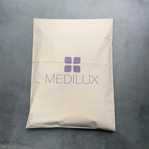 Sacs d'expédition en polyéthylène mat pêche avec logo personnalisé pour boutique de vêtements en ligne, emballages pour petites entreprises - Product Image 2