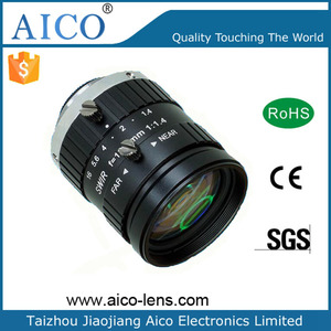 Lensa EFL 12.5mm 2/3 inci F1.4 C-mount Inframerah IR Pendek Gelombang 12mm 100lp/mm Distorsi Rendah C-mt Swir untuk Visi Industri FA CCTV - Product Image 3