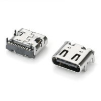 Conector de Cable USB 2.0 Tipo C Macho y Hembra, Impermeable IP68, Micro SMD, Carcasa de Latón con Tornillo, Contactos de Bronce Fosforoso