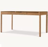 Escritorio de Oficina Minimalista Americano de Roble Padua con Cajón, Ergonómico, Móvil, para Sala de Conferencias, Venta Directa de Fábrica