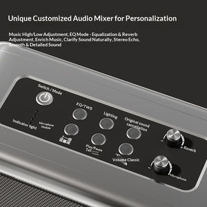 Portable Outdoor Karaoke <b>Speaker</b> 5.3 80W Waterproof Subwoofer with LED Lights & Long Battery Life - Product Image 4