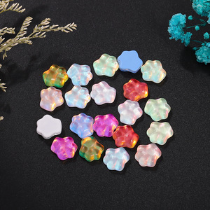 Strass en verre cristal pour nail art, motif patte de chat, irisés, décorations DIY portables, style dessin animé mignon, accessoires non toxiques - Product Image 4