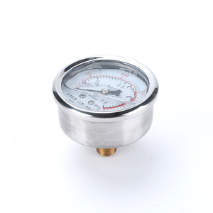Manomètre axial résistant aux vibrations Hongyou YN60Z 1,6 Mpa G1/4 pour lavage de voiture, manomètre hydraulique à vide - Product Image 2