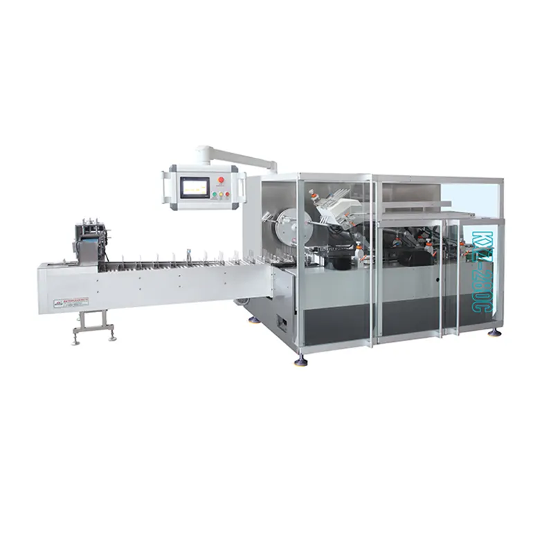 China Leveranciers Kartonnen Doos Sluitmachine KXZ-280C Hoge Snelheid Tissue Papier Cartoning Machine