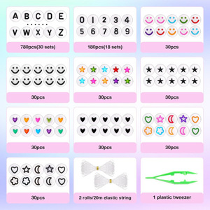 DIY Jewelry Set 12000 Seed <b>Beads</b> 40 Colors 3mm Round Acrylic <b>Plastic</b> Letter <b>Beads</b> For Friendship Bracelets Making - Product Image 4