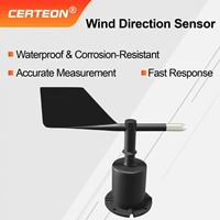 Capteur de direction du vent ultrasonique RS485 4–20mA pour station météo intelligente extérieure