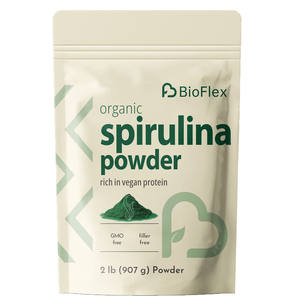 Oem פרטי תווית מזון אורגני כיתה תמצית צמחים מותאם אישית חבילה כחולה ספירולינה אבקת אורגני עשיר בחלבון טבעוני - Product Image 1