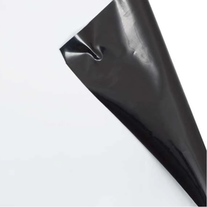 Film de <span class=keywords><strong>serre</strong></span> Panda en plastique de protection noir blanc de <span class=keywords><strong>200</strong></span> <span class=keywords><strong>microns</strong></span> <span class=keywords><strong>pour</strong></span> l'agriculture, feuille de couverture de plante en polyéthylène 16*25m - Product Image 4