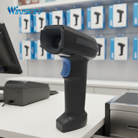 Escáner de Código QR Portátil con Interfaz USB, Lector de Códigos de Barras 1D y 2D para Android, para Supermercados, Productos en Stock de Tamaño A4