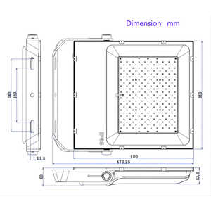 Projecteur à LED UL 200W avec température de couleur 26,000 Lumens 5000K DLC certifié garantie de 5 ans - Product Image 1