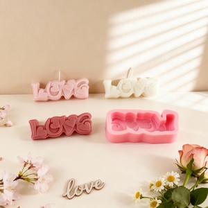 Moule à gâteau en silicone en forme de bougie d'amour pour la Saint-Valentin, décoration DIY - UNIMOUND LFM-216, compatible lave-vaisselle - Product Image 5