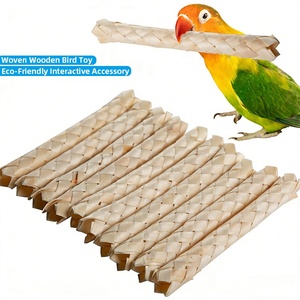 <span class=keywords><strong>Jouet</strong></span> interactif durable en bambou tressé pour perroquet et <span class=keywords><strong>hamster</strong></span>, accessoire de <span class=keywords><strong>cage</strong></span> anti-ennui, <span class=keywords><strong>jouet</strong></span> à mâcher pour oiseaux - Product Image 1