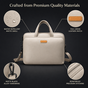 Nouveau Sac à Main Décontracté en Polyester pour Ordinateur Portable, Imperméable, Grande Capacité, Bandoulière Épaissie avec Absorption des Chocs - Product Image 2