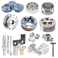 Pièces de tour automatique d'usinage CNC 5 axes de précision Brochage en acier inoxydable pour support de Robot pièces de tour CNC en alliage d'aluminium