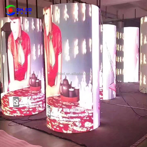 Đầy đủ Màu Sắc Trời Ngoài Trời Trụ <span class=keywords><strong>led</strong></span> hiển thị <span class=keywords><strong>P8</strong></span> P10 vòng <span class=keywords><strong>arc</strong></span> <span class=keywords><strong>led</strong></span> video quảng cáo màn hình - Product Image 5