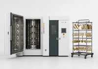 Machine de revêtement ionique PVD industrielle robuste AsiaLink avec pompe à moteur PLC pour le traitement de surface des grandes pièces métalliques surdimensionnées