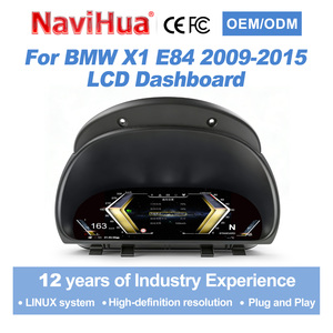 NaviHua ชุดหน้าปัดดิจิตอลสำหรับรถยนต์ ระบบ Linux รองรับ Carplay พร้อมมาตรวัดความเร็วแบบ LCD สำหรับ BMW E84 ปี 2009-2015 - Product Image 1