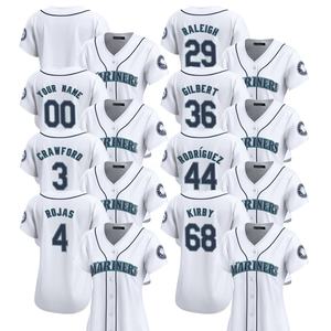 2025女式加大码西雅图家居有限公司球衣棒球衫定制白色刺绣制服 - Product Image 2