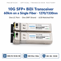 Transceiver SFP BIDI 10G 60 km LC 1270 nm/1330 nm compatible avec le module transceiver optique SFP Cisco